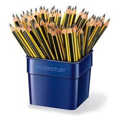 Staedtler Noris 119 Jumbo Cubo Expositor con 72 Lapices de Grafito Triangular - Mina HB2 Ultrarresistente de 4mm - Madera de Bosques Sostenibles