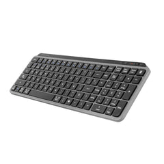 Mars Gaming MK-SILENKEYS Teclado Completo Inalambrico - Bluetooth - Disposicion Portuguesa QWERTY PT - 720mAh - Teclas Silenciosas de Perfil Bajo - Accesos Directos - 384x132x24mm - Color Negro