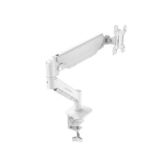 Mars Gaming MARMPRO1 Soporte de Mesa con Brazo Articulado para Monitores hasta 32" - Incluye Accesorios - Articulado 360Â° - VESA 100x100 - Muelle de Gas - 480x460x115mm - Color Blanco
