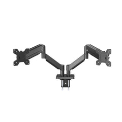 Mars Gaming MARMPRO2 Soporte de Mesa con Brazos Articulados para 2 Monitores hasta 32" - Incluye Accesorios - Articulado 360Â° - VESA 100x100 - Muelle de Gas - 1000x460x115mm - Color Negro