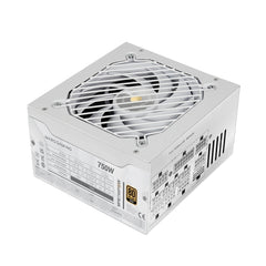 Mars Gaming MPB750PSI Fuente de Alimentacion ATX - 750W - 80 Plus Gold - Ventilador 140mm - Silencioso 12dB - Cableado Modular - Cables Planos Texturizados - 150x160x85mm - Color Blanco
