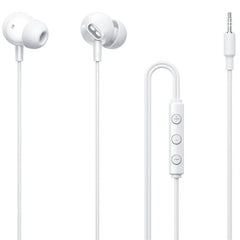 Vention Echo Lite Auriculares Intraurales con Cable de 1.2m - Jack 3.5mm - Microfono Integrado - Altavoz de 12mm - Color Blanco