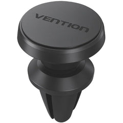 Vention Soporte Magnetico de Smartphone para Coche - Fijacion con Pinza - Aleacion de Aluminio - Silicona - Color Negro