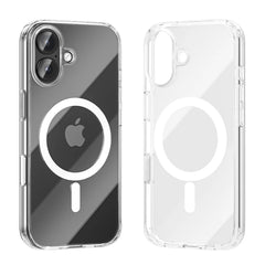Vention Concise Impact Funda Rigida para Iphone 17 - Anillo Magnetico MagSafe - Compatible con Carga Inalambrica - Resistente al Amarilleo - Color Transparente
