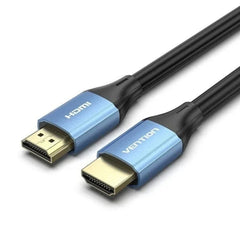 Câble HDMI 2.0 Vention - Résolution 4K - Longueur 15 m - Connecteurs Plaqués Or - Revêtement PVC - 30 AWG - Couleur Bleu