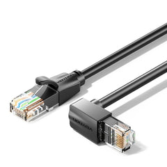 Vention Cable de Red Cat.6 UTP - Longitud 1.5m - Acodado - Velocidad hasta 1Gbps - 26AWG - Cubierta de PVC - Color Negro