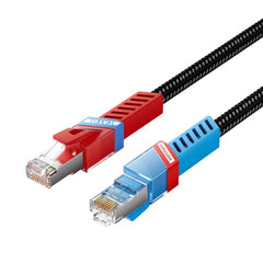 Vention Cable de Red Cat.8 SFTP - Longitud 5m - Velocidad hasta 40Gbps - 26AWG - Color Rojo y Azul