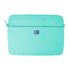 Oxford Young Proof B-Case Funda para Portatiles hasta 16" - RPET Reciclado - Bolsillo Frontal con Cremallera - Acolchado y Suave - 375x265x20mm - Color Menta