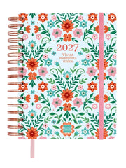 Finocam Vitae Agenda de Espiral en Catalan - 16 Meses - Semana Vista Horizontal - Formato 4Âº - 155x217mm - Tapa Dura - Papel de 80g/m2 - Goma Elastica - Bolsillo con Fuelle - Multicolor
