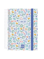 Finocam Secundaria Agenda Escolar 26/27 en Catalan - 1 Dia por Pagina - Formato 8Âº - 120x164mm - Tapas de Polipropileno - Papel de 80g/m2 - Espiral - Esquinas Microperforadas - Multicolor