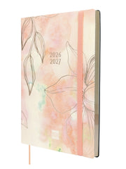 Finocam Mara Agenda de Tapa Flexible Internacional - 18 Meses - Semana Vista Vertical - Formato Y10 - 140x204mm - Papel de 80g/m2 - Esquinas Microperforadas - Cierre con Goma - Multicolor