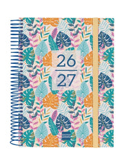 Finocam Secundaria Agenda Escolar 26/27 - 1 Dia por Pagina - Formato 4Âº - 155x212mm - Tapas de Polipropileno - Papel de 80g/m2 - Espiral Metalica - Esquinas Microperforadas - Multicolor