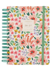 Finocam Moniquilla Agenda Escolar 26/27 - 1 Dia por Pagina - Formato E10 - 155x212mm - Tapa Dura - Papel de 80g/m2 - Espiral Metalica - Multicolor