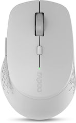 Rapoo M300 Silent Raton Inalambrico - Bluetooh y 2.4GHz - 1600 DPI - Autonomia 9 Meses - Color Gris