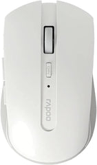 Rapoo 7200M Raton Inalambrico - Bluetooh y 2.4GHz - 1600 DPI - Autonomia 9 Meses - Color Blanco