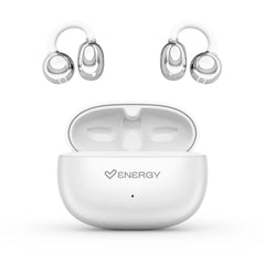 Energy Sistem ChicPods Auriculares True Wireless - Bluetooth 5.4 - 23h Autonomia - Tecnologia Open Sound - Microfono con Reduccion de Ruido - Asistente de Voz Integrado - DiseÃ±o Curved-Fit - Color Blanco