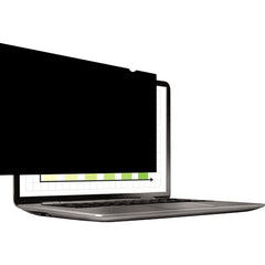 Fellowes Privascreen Filtro de Privacidad para Pantallas Panoramicas hasta 14" - Relacion de Aspecto 16:10 - Reduce Reflejos - Previene Fatiga Visual - 30.16x18.87cm - Color Negro