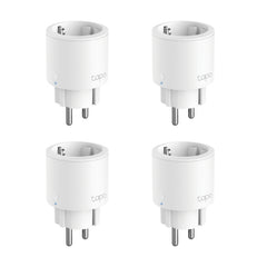 TP-Link Tapo P115 Pack de 4 Enchufes Inteligentes - WiFi - Temporizador - Monitorizacion de Energia y Gasto - Modo Ausente - Control con App y Asistentes Virtuales - Color Blanco