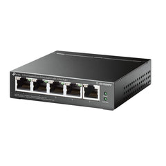 TP-Link TL-SG105MPE Switch 5 Puertos RJ45 1Gbps - Negociacion Automatica - Conmutacion hasta 10Gbps - Soporta QOS - Autorecuperacion - Plug and Play - Color Negro