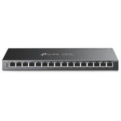 TP-Link TL-SG116P Switch 16 Puertos - No Administrado - RJ45 PoE 1Gbps - Conmutacion hasta 32Gbps - Recuperacion Automatica - Color Negro
