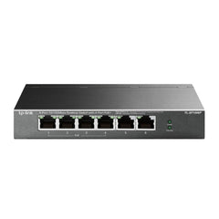 TP-Link TL-SF1006P Switch 6 Puertos RJ45 100Mbps - No Administrado - 4x PoE - Plug and Play - Autoaprendizaje MAC - Color Negro