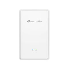 TP-Link Omada EAP625GP-Wall Punto de Acceso de Doble Banda - PoE - Velocidad 1.8Gbps - Cobertura hasta 50m2 - 120 Clientes - Incluye Kit de Montaje - WiFi 6 Mesh - RJ45 - Color Blanco