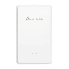 TP-Link Omada EAP615GP-Wall Punto de Acceso de Doble Banda - Velocidad 1.8Gbps - Cobertura hasta 50m2 - WiFi 6 Mesh - Ethernet - 120 Clientes - Incluye Kit de Montaje - Color Blanco