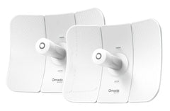 TP-Link Omada Beam Bridge 5 UR KIT Pack de 2 Antenas Direccionales - Velocidad hasta 1Gbps - Puente Inalambrico hasta 15km - IP65 - WiFi - Ethernet - Color Blanco
