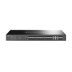 TP-Link Omada SG3428XF Switch 28 Puertos - Gestionado - 20xSFP - 4xRJ45/SFP Combo - 4xSFP+ 10Gbps - Soporta QOS - Doble Fuente de Alimentacion - Conmutacion hasta 128Gbps - Color Negro