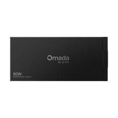 TP-Link Omada POE370S Inyector PoE - 60W - Velocidad hasta 10Gbps - Deteccion Automatica - 2x RJ45 Ethernet - Plug and Play - Carcasa Metalica - Color Negro