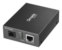 TP-Link Omada MC211CS-20 Convertidor de Fibra a RJ45 - Fibra hasta 20km - Velocidad hasta 1Gbps - Ethernet - Tecnologia WDM - Color Gris Oscuro