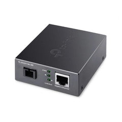 TP-Link Omada FC311A-20 Convertidor de Fibra a RJ45 - Fibra hasta 20km - Velocidad hasta 1Gbps - Auto Negociacion - Tecnologia WDM - Color Gris Oscuro
