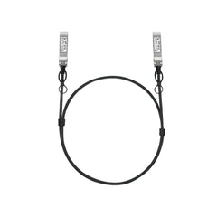 TP-Link Omada SM6220-1M Cable de Conexion Directa de 1m - Velocidad hasta 25Gbps - 30AWG - Conector SFP28 - Cobre Plateado - Color Negro