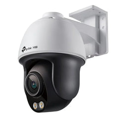 TP-Link Vigi C540S Camara de Seguridad - Lente 4mm - IP66 - Deteccion Inteligente - RJ45 - Resolucion 4Mpx - Tecnologia WDR - Vision Nocturna - Audio Bidireccional - Color Blanco y Negro