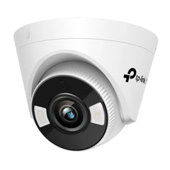 TP-Link Vigi C440-W Camara de Seguridad para Exterior - Lente de 4mm - Deteccion Inteligente - WiFi - Resolucion de 4Mpx - Audio Bidireccional - Color Blanco y Negro