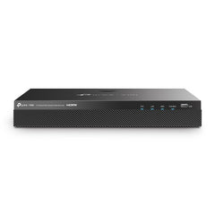 TP-Link Vigi NVR2016H-16MP Grabadora para Videovigilancia - Gestion hasta 16 Canales - RJ45 - HDMI - VGA - 2xUSB - Soporta Almacenamiento hasta 20TB - Decodificacion hasta 16Mpx - Color Negro