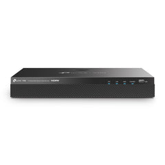 TP-Link Vigi NVR2016H-16MP-4TB Grabadora para Videovigilancia - Gestion hasta 16 Canales - RJ45 - HDMI - VGA - USB - 4TB Preinstalados y Capacidad hasta 20TB - Decodificacion hasta 16Mpx - Color Negro