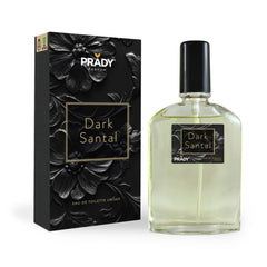 Prady Colonia Unisex Dark Santal - Frasco de 90 ml - Spray Pulverizador