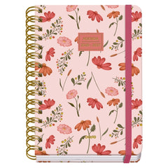 Dohe Premium Belle Agenda Escolar 26/27 - Formato A5 - Dia Pagina - Papel Offset Ahuesado 80g - Cubierta de Carton Plastificado - Espiral Metalica Doble - Goma - 15x21x4cm - Multicolor