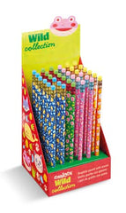 Carioca Wild Collection Expositor con 36 Lapices HB con Goma de Diferentes Colores - Divertidos DiseÃ±os de Animales