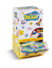 Carioca Doughy Expositor con 48 Paquetes de Pasta de Modelar 50gr - Blanda y Flexible - Facil de Amasar y Moldear - Ideal para Iniciacion al Modelaje - Colores Surtidos