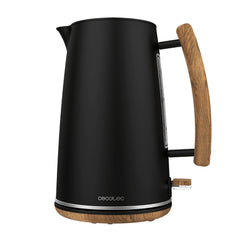 Cecotec Thermosense 400 Black Woody Hervidor de Agua - 3000W - Capacidad de 1.7L - Acero Inoxidable - Filtro Antical - Base 360Âº - Ventana de Visualizacion - Color Negro