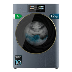 Cecotec Bolero DressCode 12950 Autodose Direct Drive 3D Titanium Lavadora de Carga Frontal de 12kg - 1400rpm - Autodosificacion - 13 Programas - Pantalla Tactil - 60x57.7x84.7cm - Color Azul Petroleo