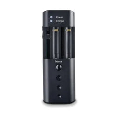 Hama Delta Travel Cargador Universal - Baterias 3,6V 3,7V 7,2V 7,4 V - Pilas AA y AAA -  USB-C