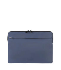 Tucano Gommo Sleeve Funda Portatil 15,6" - Material Engomado Impermeable - Bolsillo para Accesorios - Color Azul