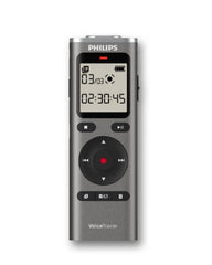 Philips VoiceTracer DVT1170 Grabadora de Voz Digital - 8GB - Grabacion Activada por Voz - Tiempo y Fecha Integrados - Pantalla LCD 1.29â€ - Autonomia hasta 70h con 2 Pilas AAA