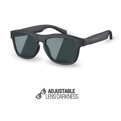 Energy Sistem LightFlex Music Sunglasses Gafas Bluetooth - Lentes Polarizados con Proteccion UV400 Superior - 2 Niveles de Oscuridad - Reproduccion de Musica - Microfono y Asistente de Voz - IPX5 - Control Tactil - Autonomia 5 horas - Color Negro
