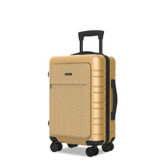 Numada Upfly T21 Business Maleta de Cabina de 20" - 38 Litros - 4 Ruedas 360Âº - Mango Telescopico - Cierre TSA con Combinacion de 3 Digitos - Bolsillo para Portatil hasta 15" - USB - Color Champagne