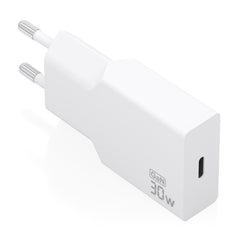 Aisens Cargador de Pared - 30W - GaN - 1xUSB-C - Power Delivery 3.0 - Ultra Delgado - Multiples Protecciones de Seguridad - Color Blanco