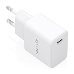Aisens Cargador Gan 20W - 1xUSB-C PD3.0 - Color Blanco